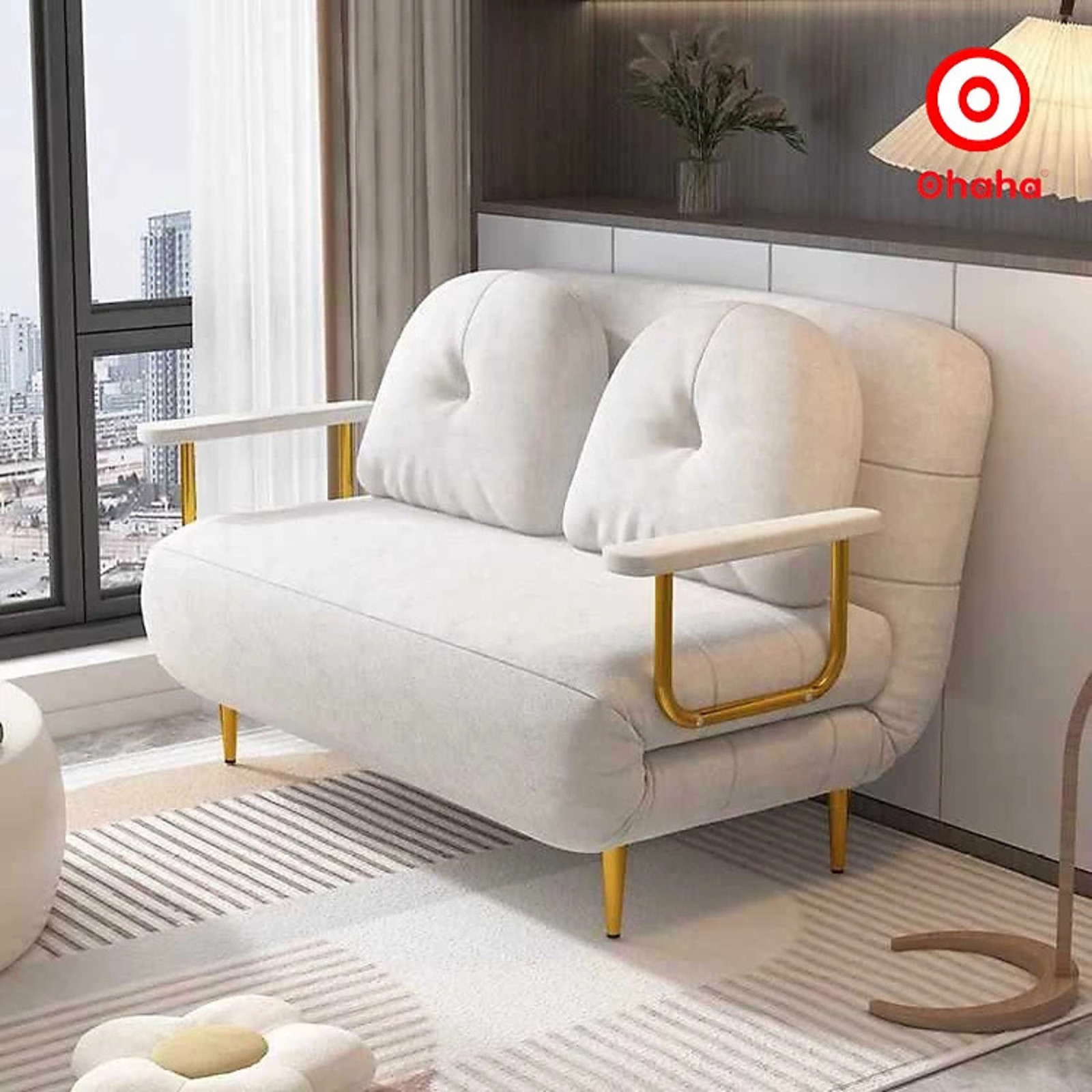 Ghế Sofa giường gấp gọn bọc nệm thông minh